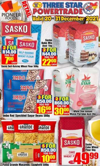 Three Star Cash and Carry catalogue  - 20/12/2021 - 31/12/2021.