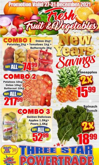 Three Star Cash and Carry catalogue  - 27/12/2021 - 31/12/2021.