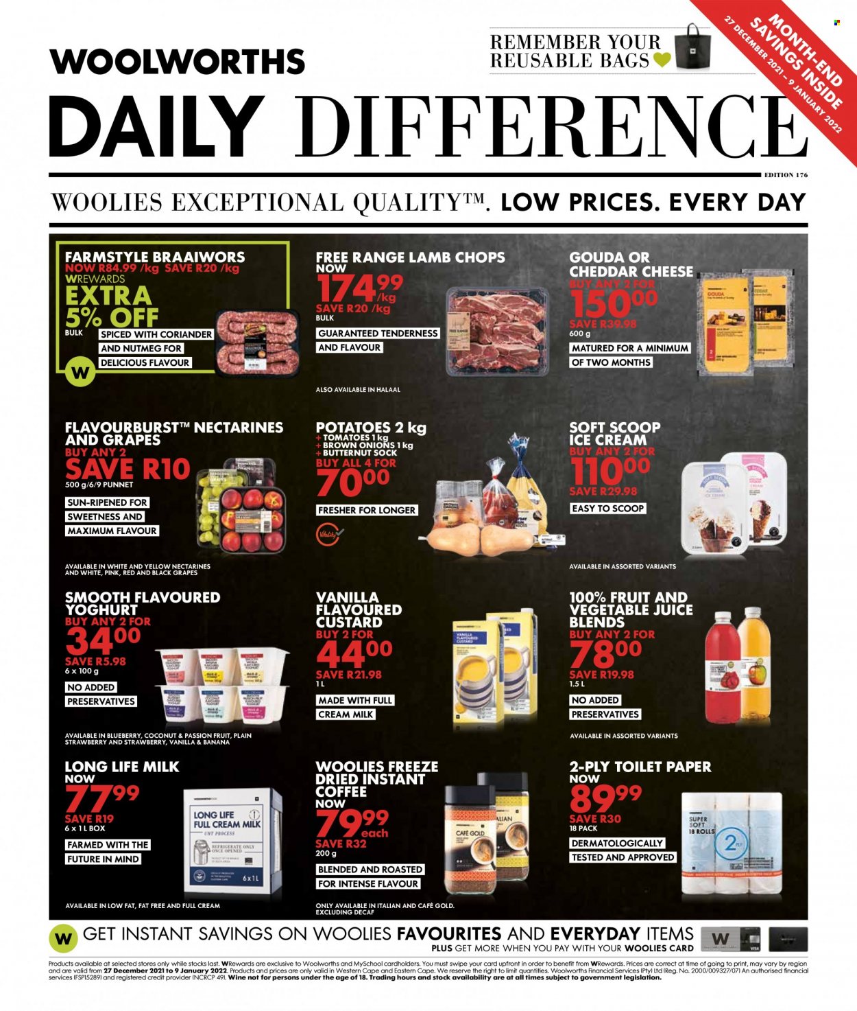 Woolworths specials - 27/12/2021 - 09/01/2022. Page 1