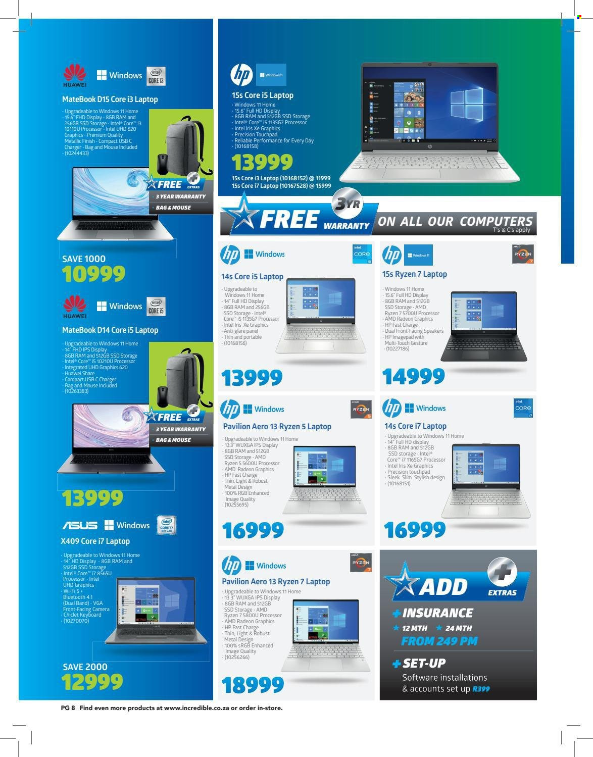 Incredible Connection specials - 28/12/2021 - 31/01/2022. Page 8