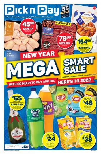 Pick n Pay catalogue  - 29/12/2021 - 02/01/2022.