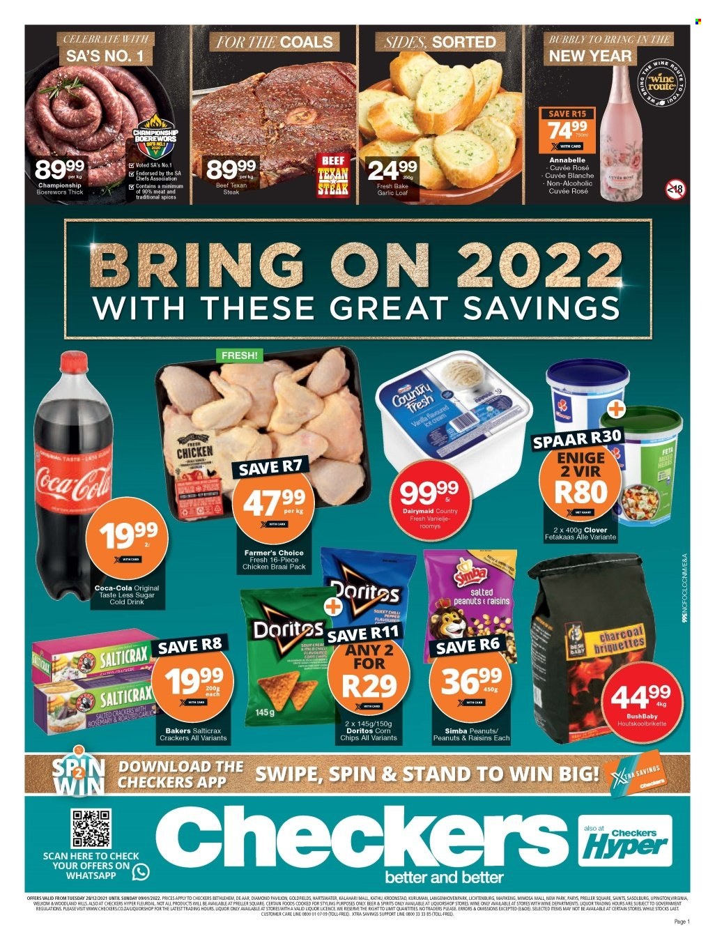 Checkers specials - 28/12/2021 - 09/01/2022. Page 1