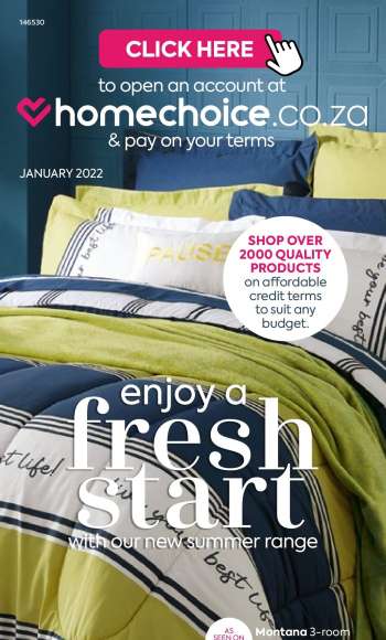 HomeChoice catalogue  - 01/01/2022 - 31/01/2022.