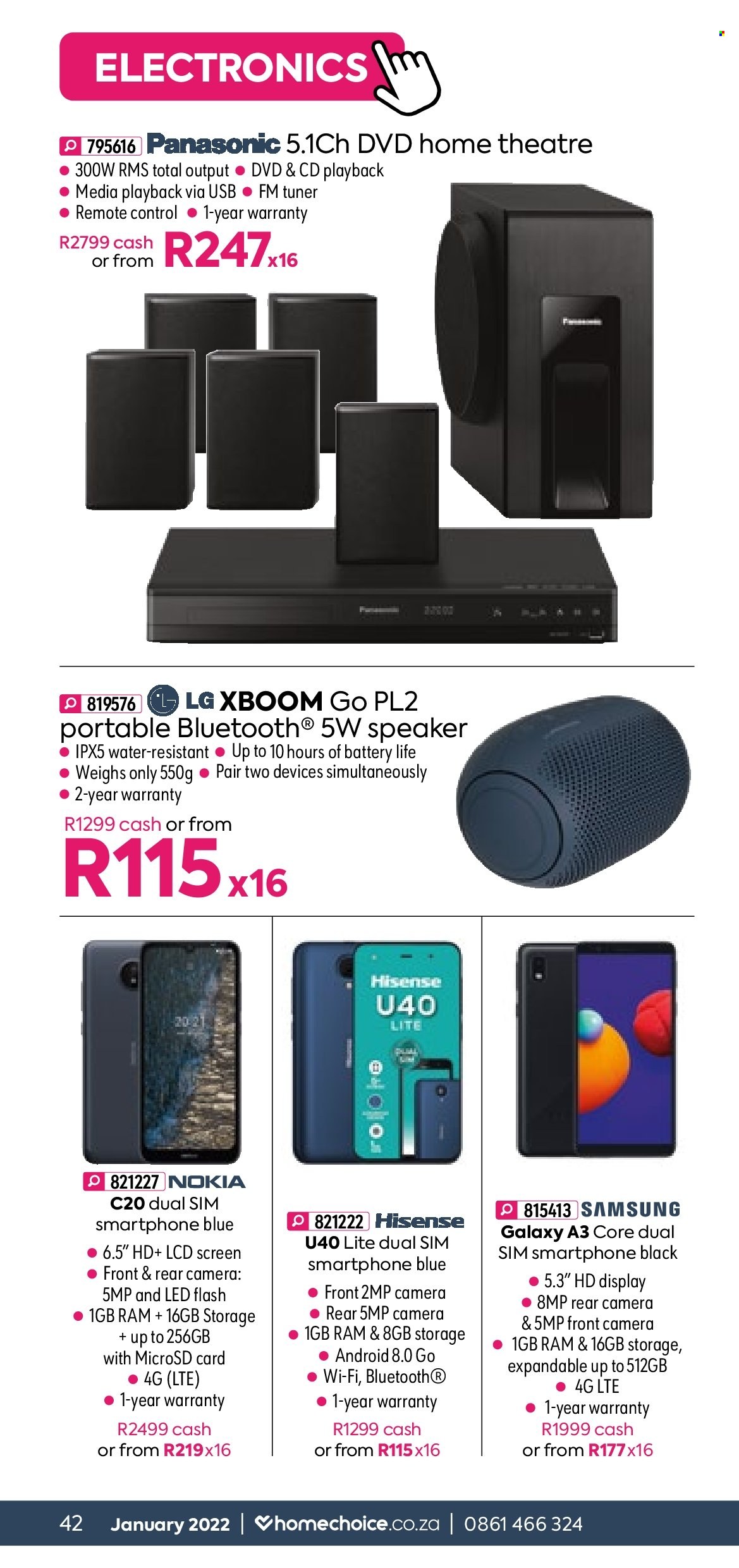 HomeChoice specials - 01/01/2022 - 31/01/2022. Page 42