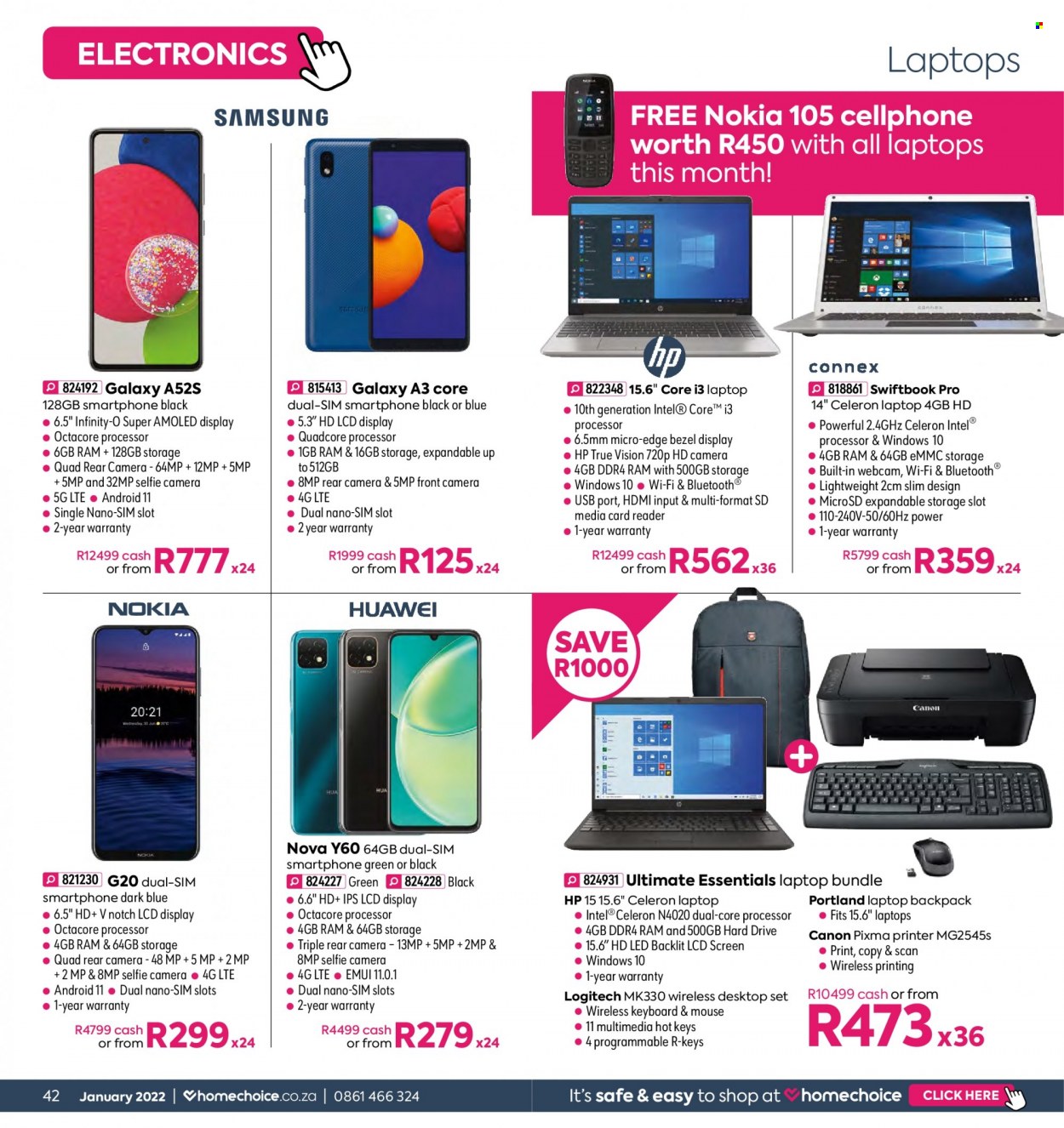 HomeChoice specials - 01/01/2022 - 31/01/2022. Page 22