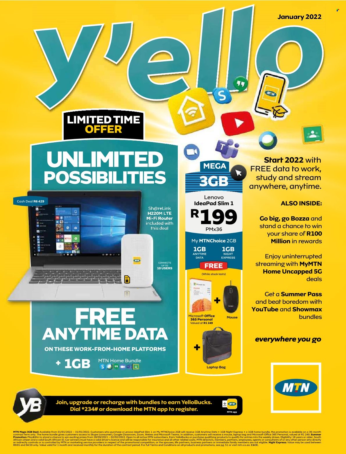 MTN specials - 01/01/2022 - 31/01/2022. Page 1