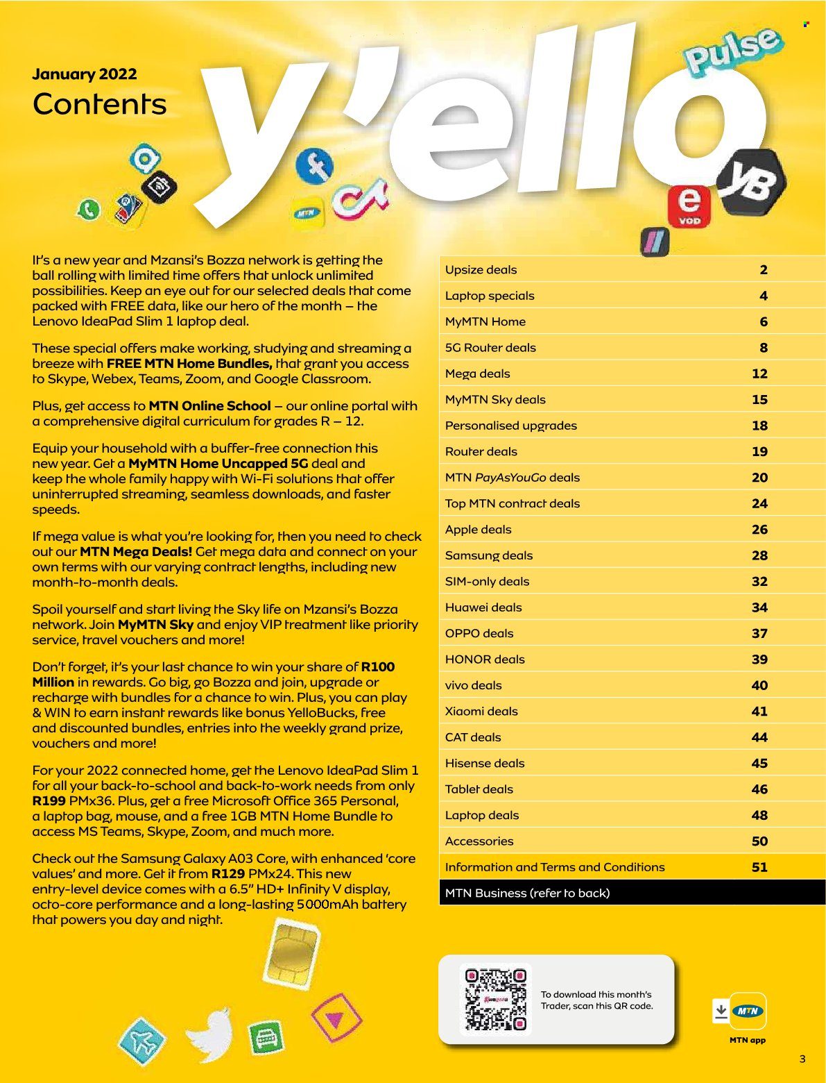 MTN specials - 01/01/2022 - 31/01/2022. Page 3