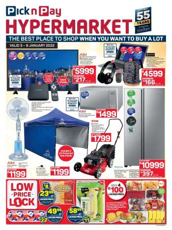Pick n Pay Hypermarket catalogue  - 03/01/2022 - 09/01/2022.