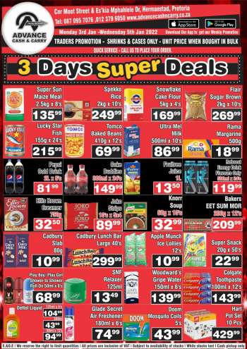 Advance Cash & Carry catalogue  - 03/01/2022 - 05/01/2022.