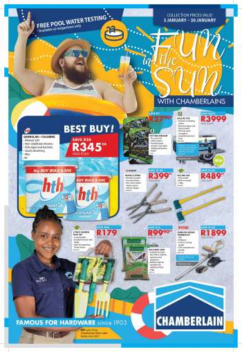 Chamberlain catalogue  - 03/01/2022 - 30/01/2022.