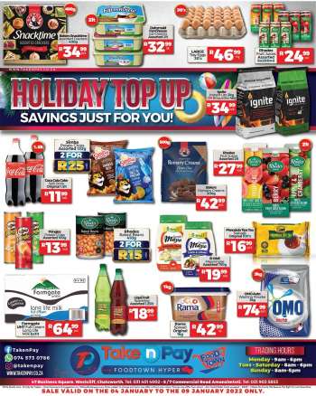 Take n Pay catalogue  - 04/01/2022 - 09/01/2022.