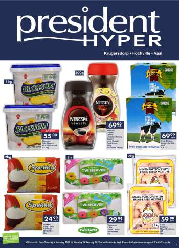 President Hyper catalogue  - 04/01/2022 - 24/01/2022.