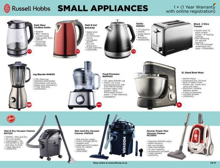 HiFi Corp specials. Page 31