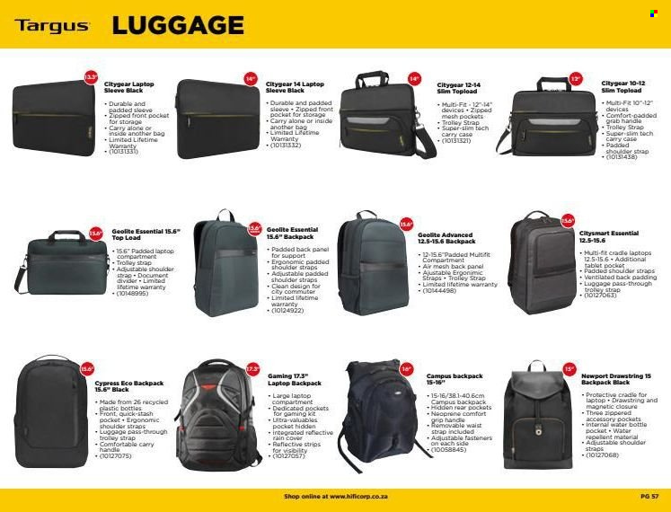 HiFi Corp specials. Page 57