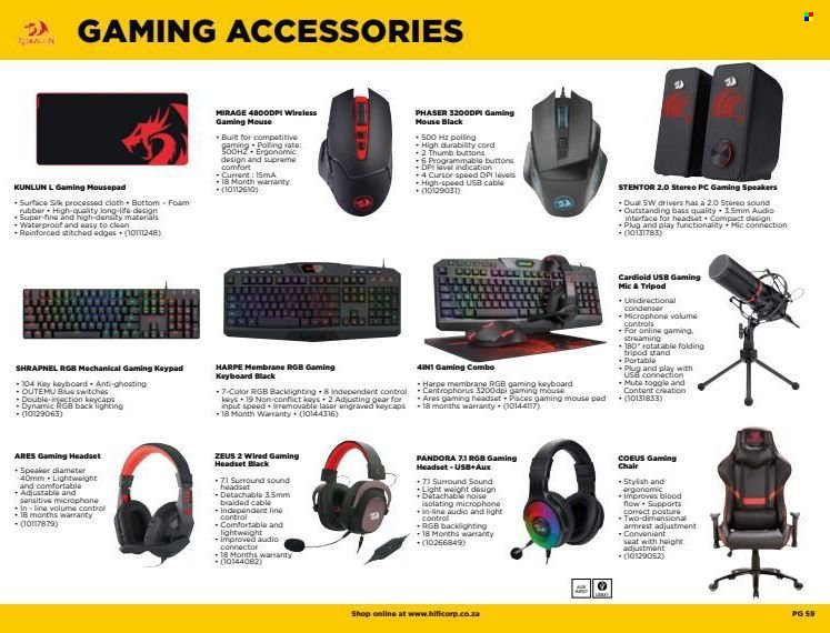 HiFi Corp specials. Page 59