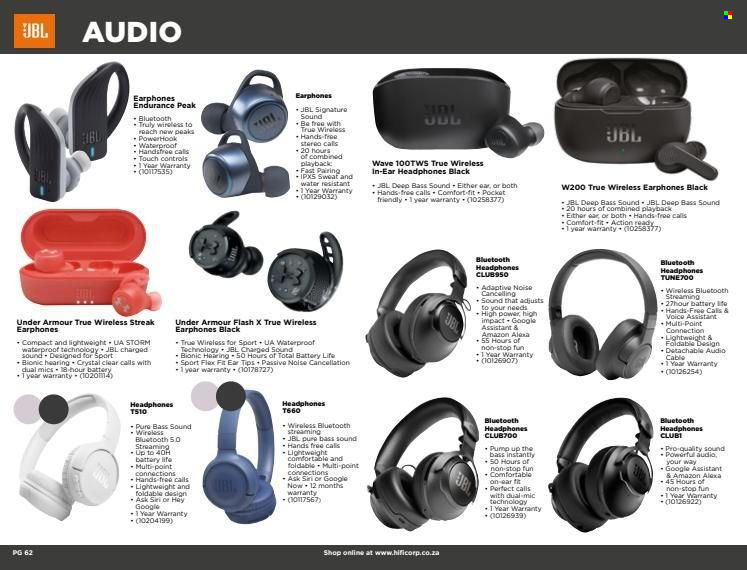 HiFi Corp specials. Page 62
