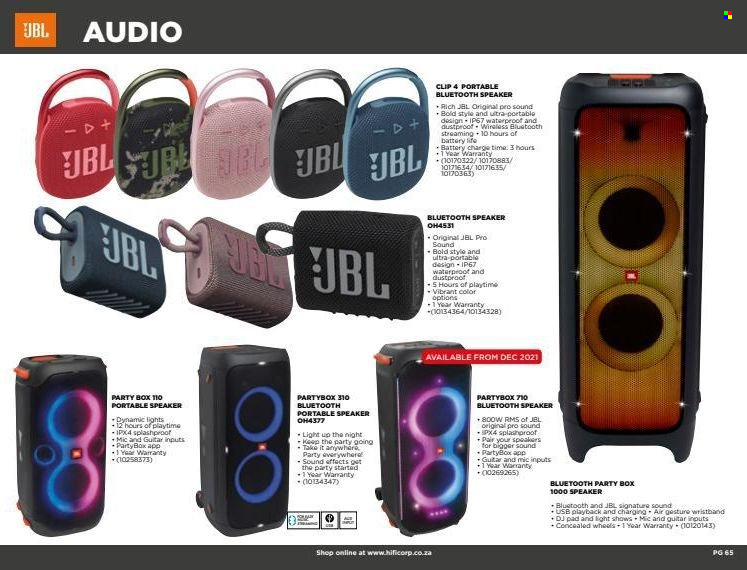 HiFi Corp specials. Page 65