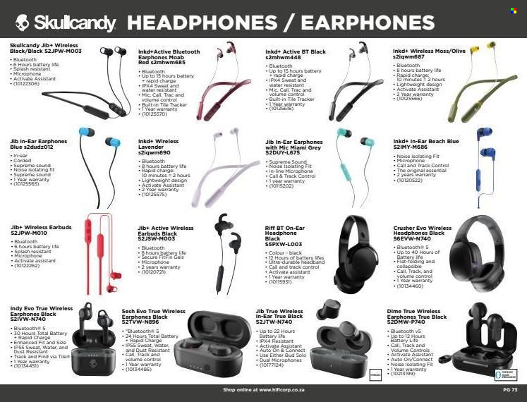 HiFi Corp specials. Page 73