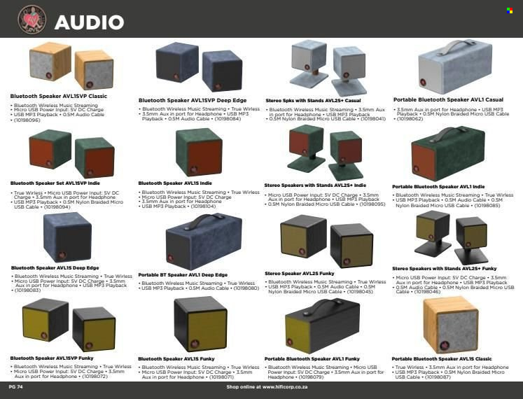 HiFi Corp specials. Page 74