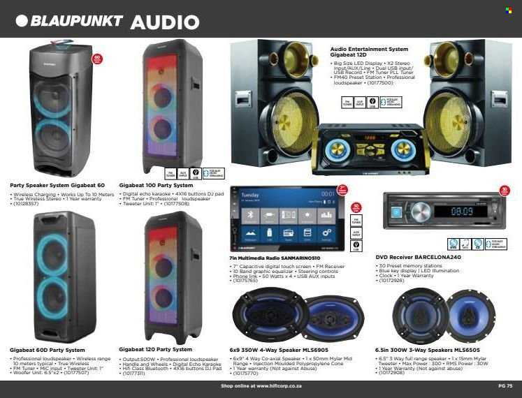 HiFi Corp specials. Page 75
