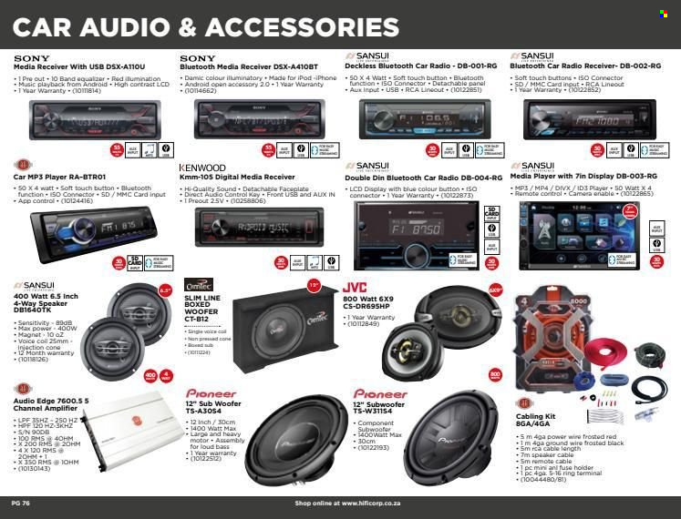 HiFi Corp specials. Page 76