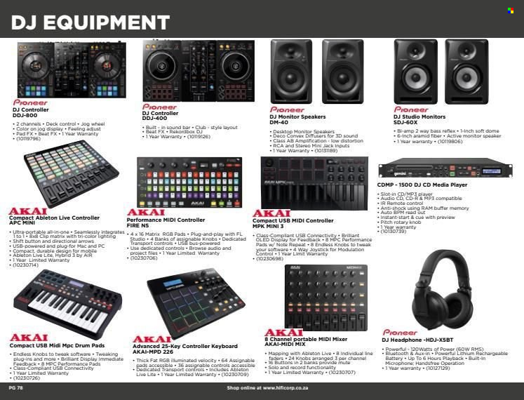 HiFi Corp specials. Page 78