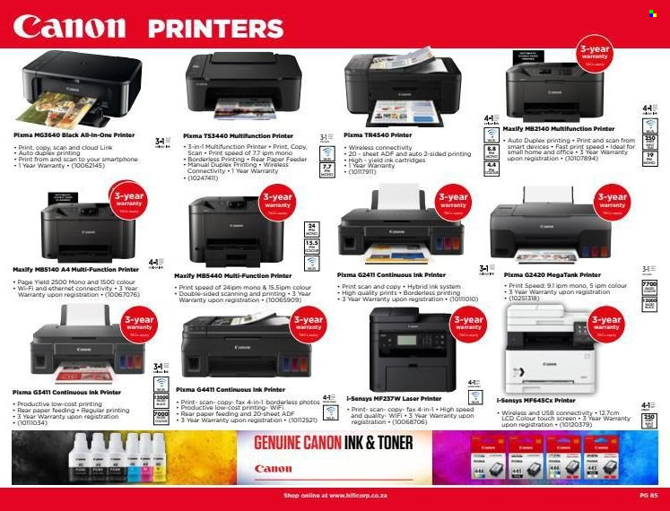 HiFi Corp specials. Page 85