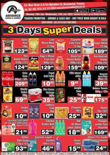 Advance Cash & Carry catalogue  - 10/01/2022 - 12/01/2022.