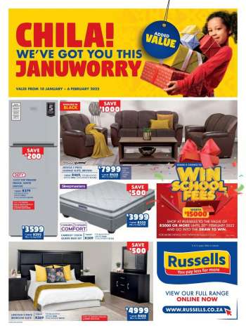 Russells catalogue  - 10/01/2022 - 06/02/2022.