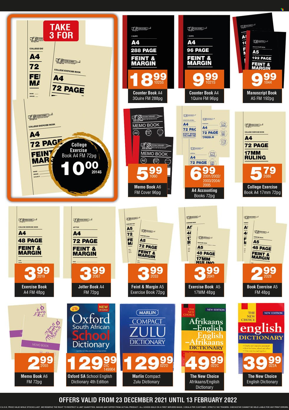 Checkstar specials - 23/12/2021 - 13/02/2022. Page 2