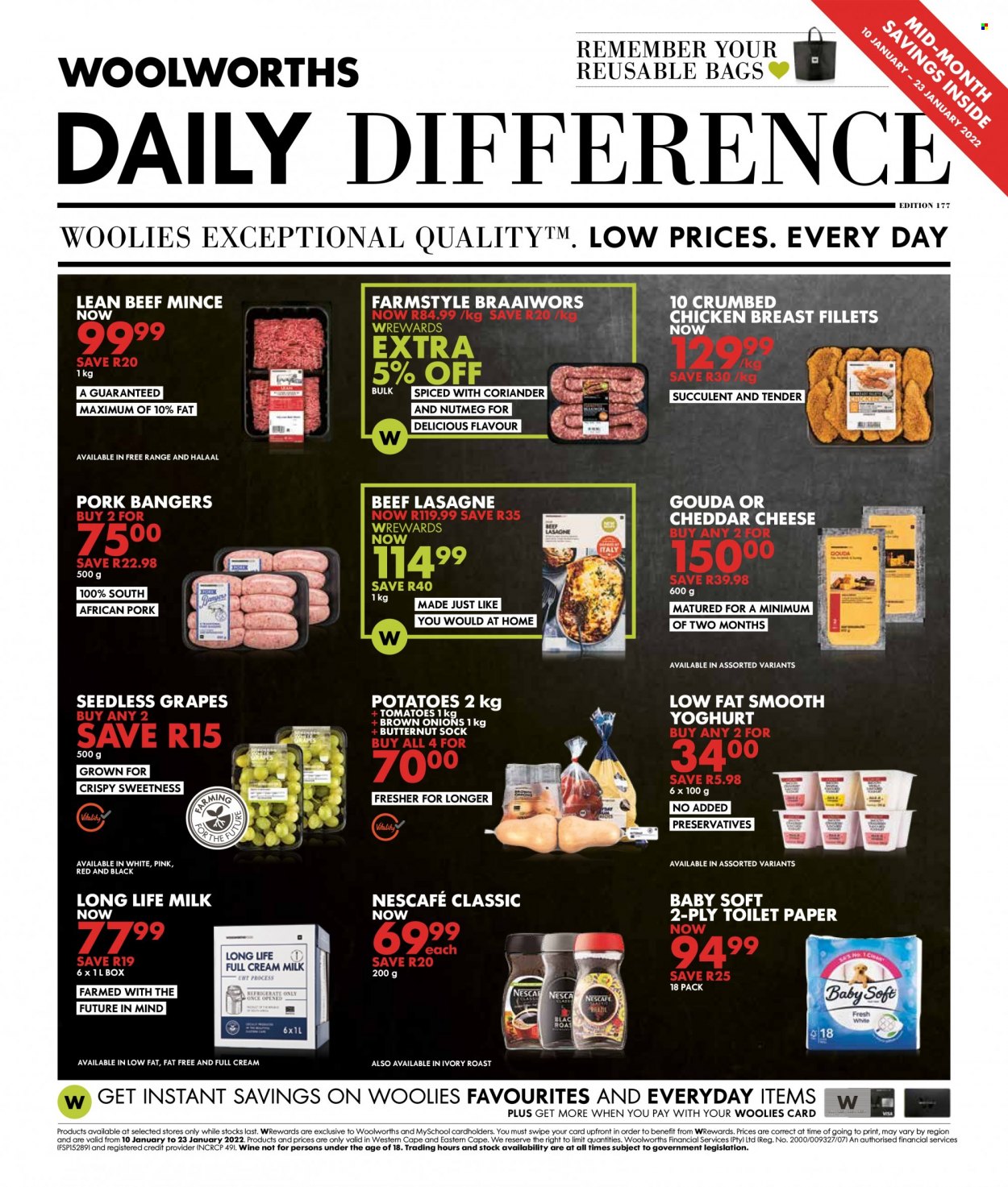 Woolworths specials - 10/01/2022 - 23/01/2022. Page 1