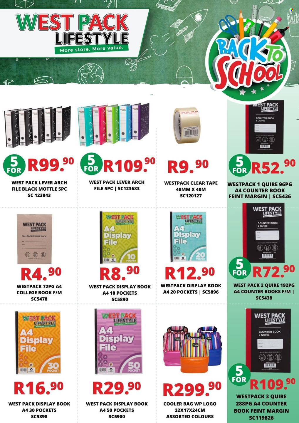 West Pack Lifestyle specials. Page 1