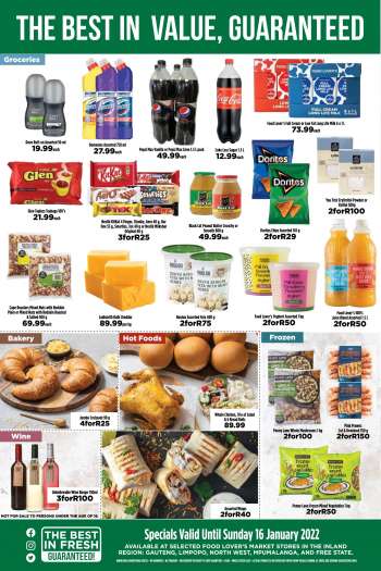 Food Lover's Market catalogue  - 10/01/2022 - 16/01/2022.