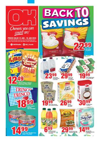 OK Foods catalogue  - 12/01/2022 - 16/01/2022.