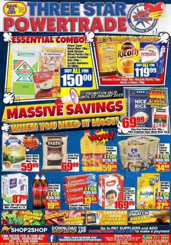 Three Star Cash and Carry catalogue  - 11/01/2022 - 22/01/2022.