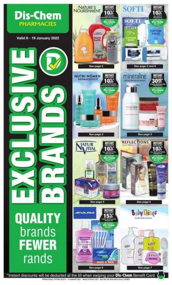 Dis-Chem catalogue  - 06/01/2022 - 19/01/2022.