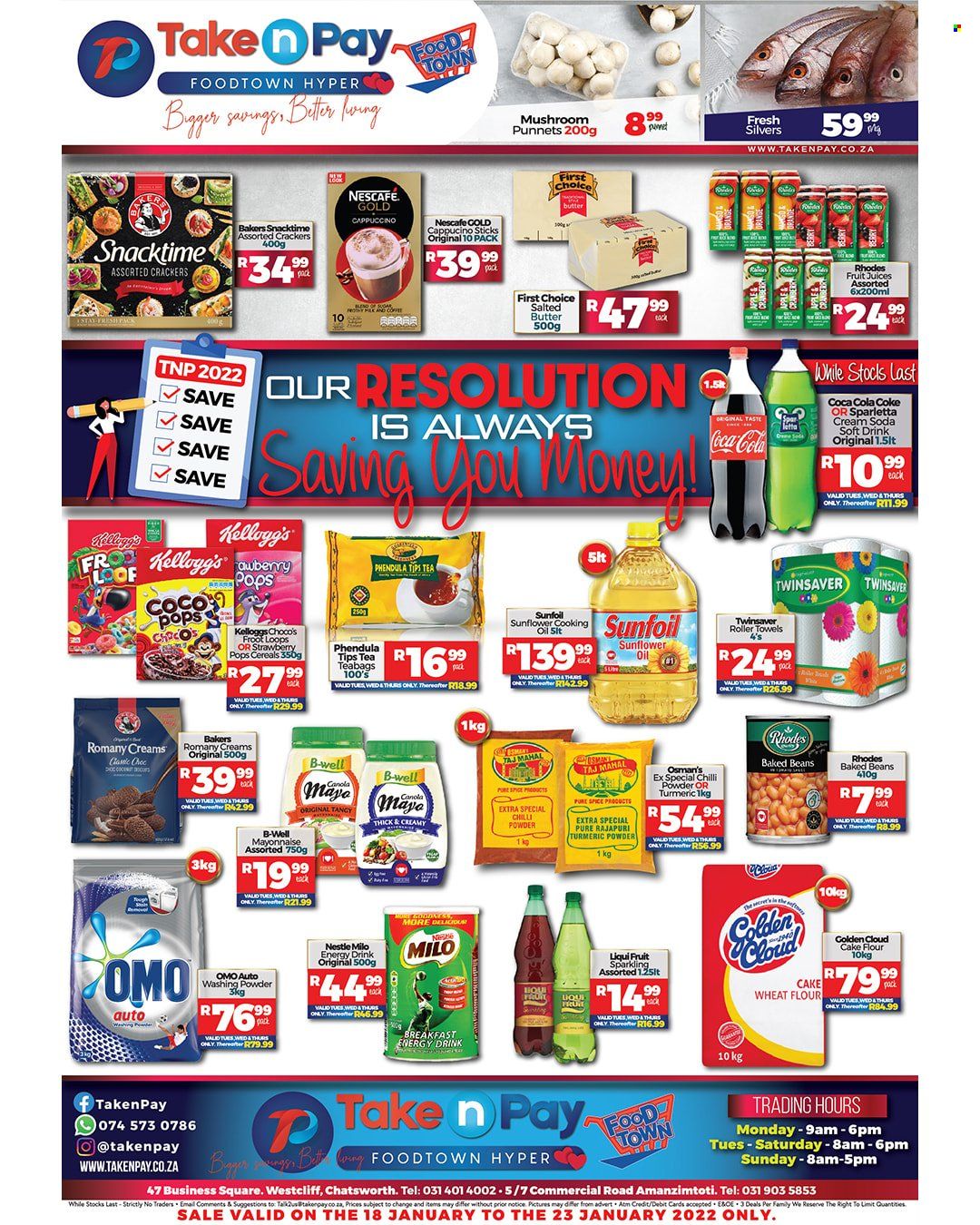 Take n Pay specials - 18/01/2022 - 23/01/2022. Page 1