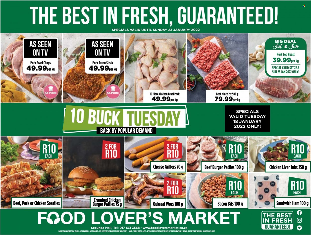 Food Lover's Market specials - 18/01/2022 - 23/01/2022. Page 1