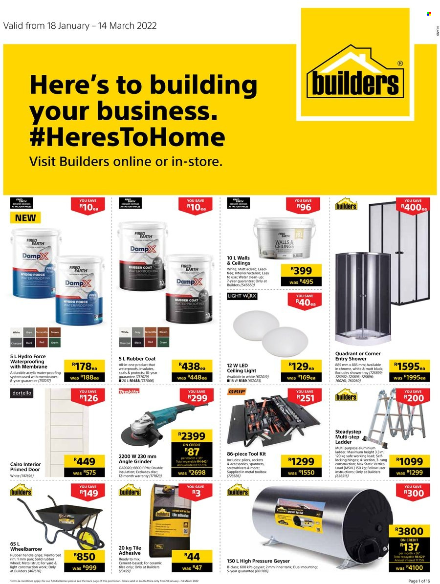 Builders specials - 18/01/2022 - 14/03/2022. Page 1