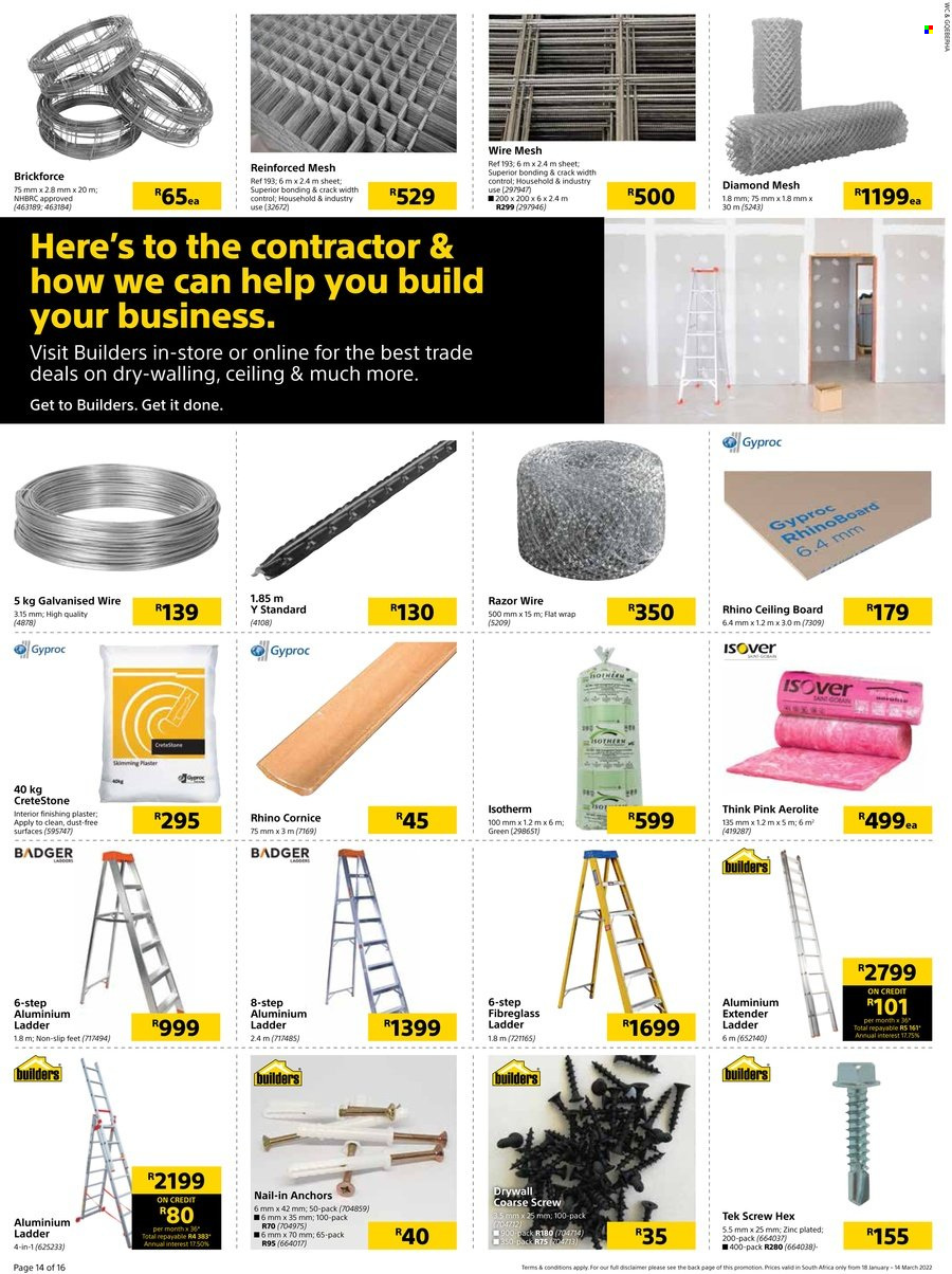 Builders specials - 18/01/2022 - 14/03/2022. Page 14