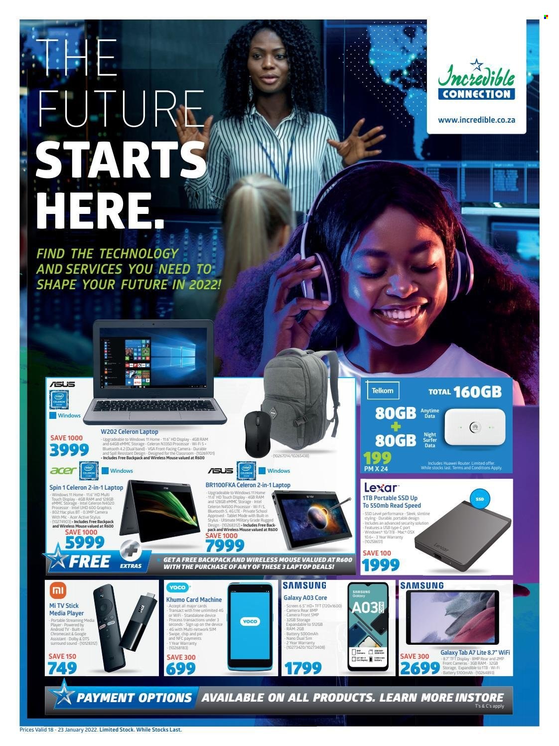 Incredible Connection specials - 18/01/2022 - 23/01/2022. Page 1