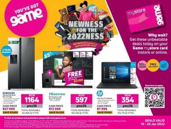 Game catalogue  - 19/01/2022 - 25/01/2022.