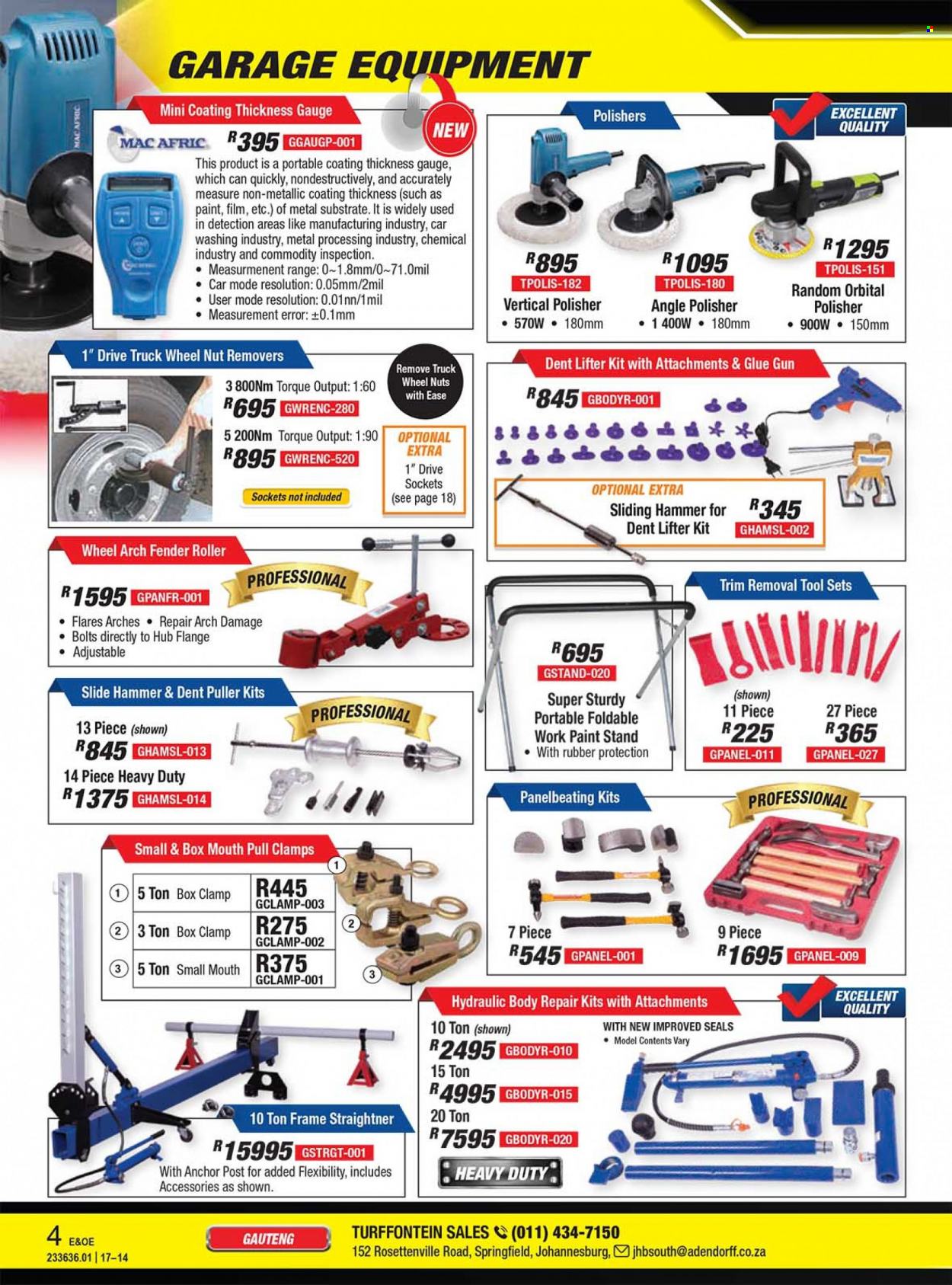 Adendorff Machinery Mart specials. Page 4
