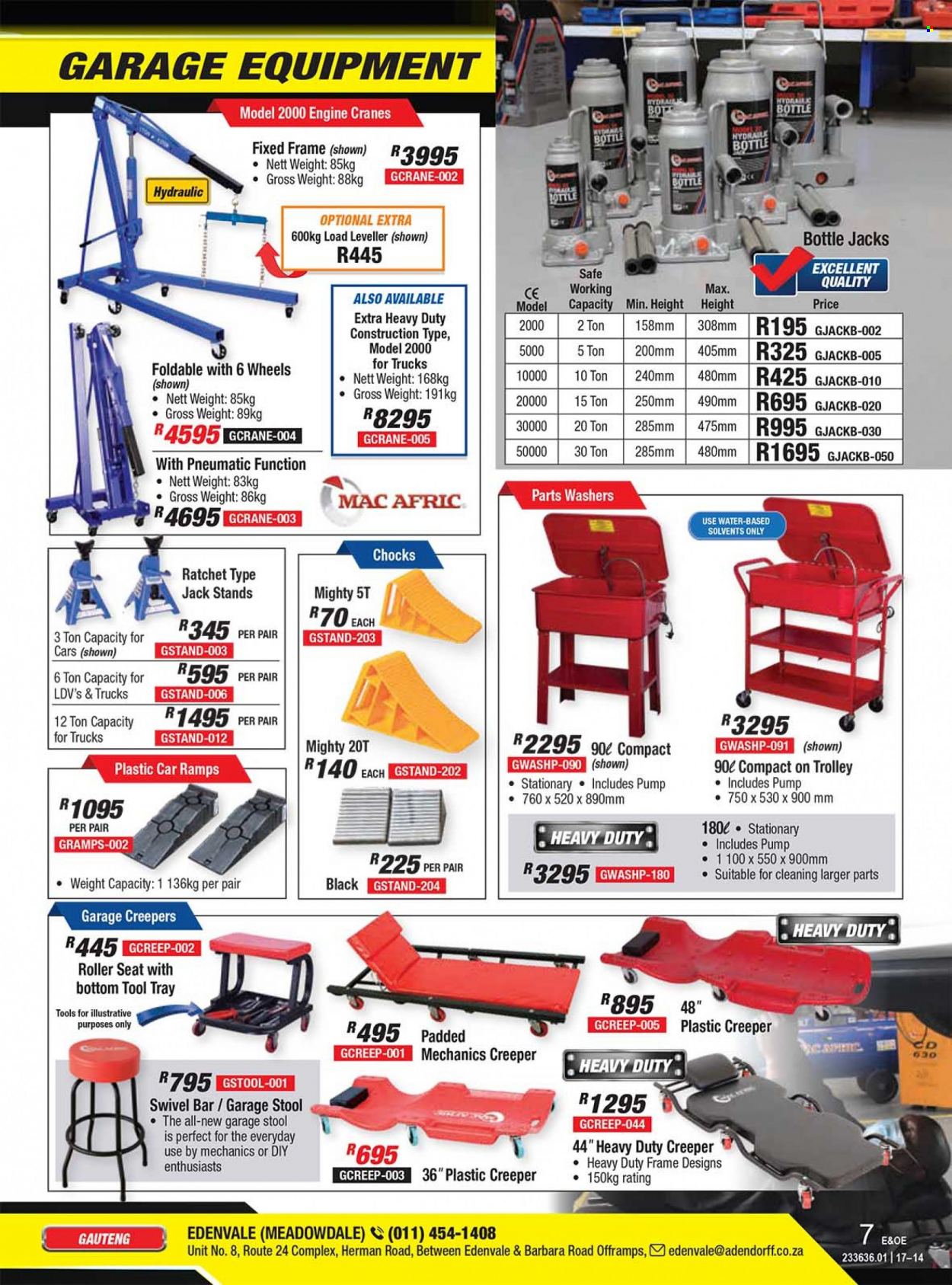 Adendorff Machinery Mart specials. Page 7