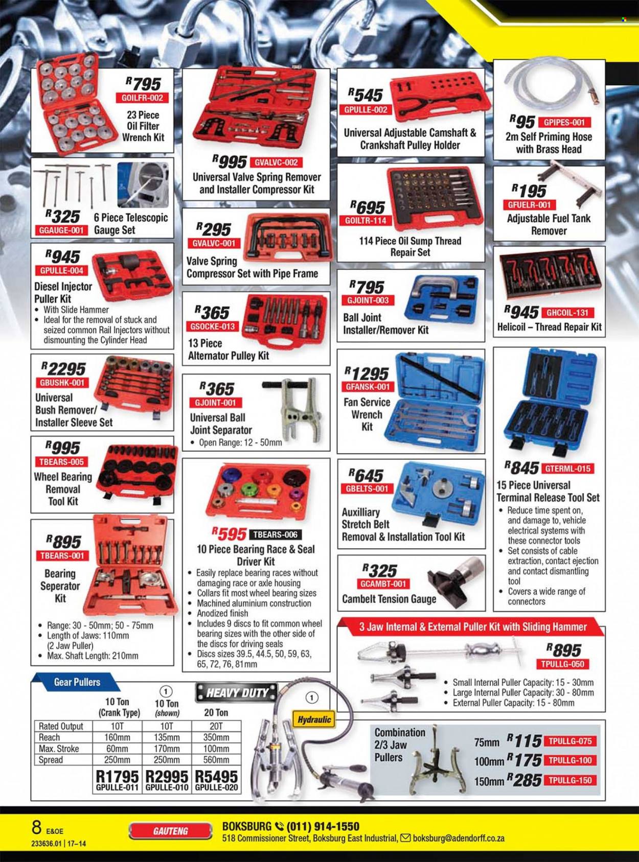 Adendorff Machinery Mart specials. Page 8