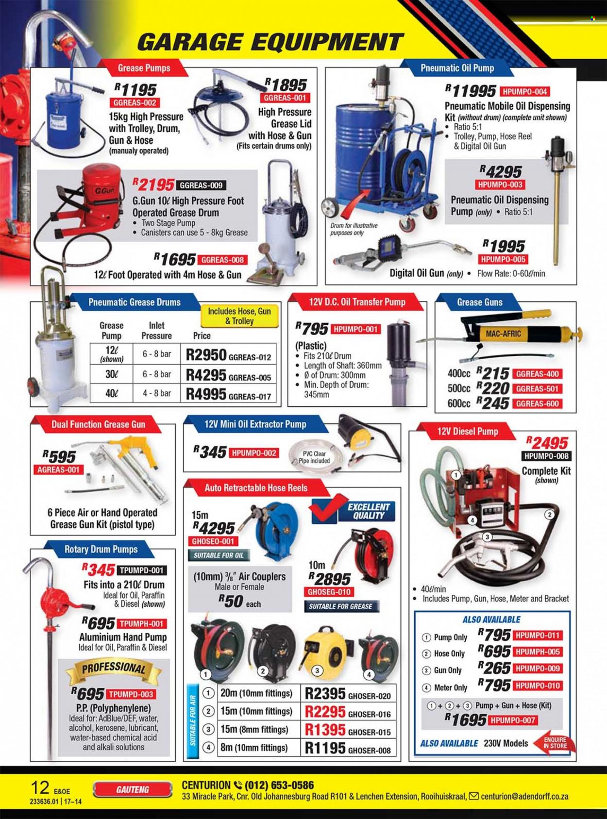 Adendorff Machinery Mart specials. Page 12