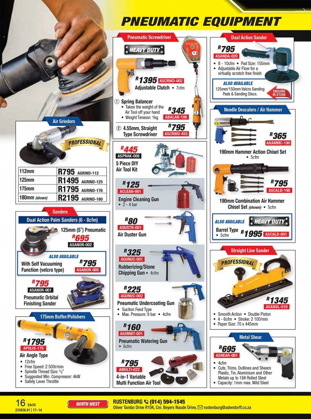 Adendorff Machinery Mart specials. Page 16