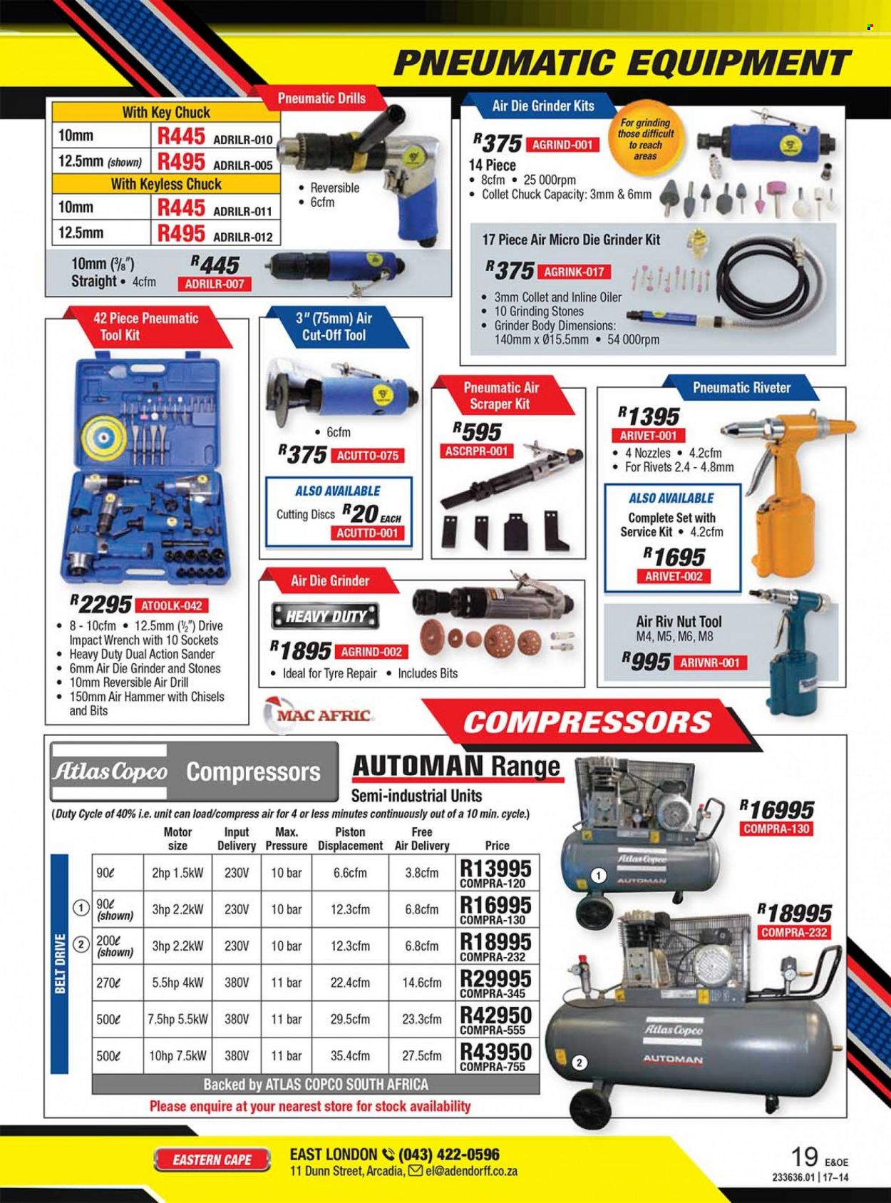 Adendorff Machinery Mart specials. Page 19