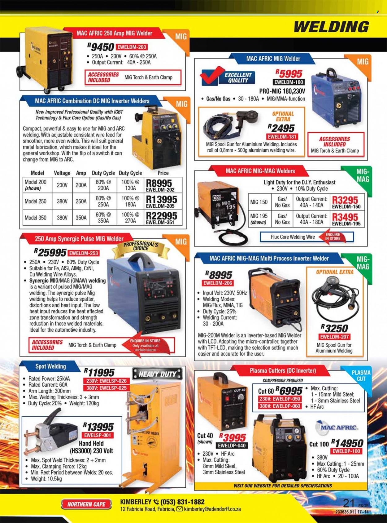 Adendorff Machinery Mart specials. Page 21