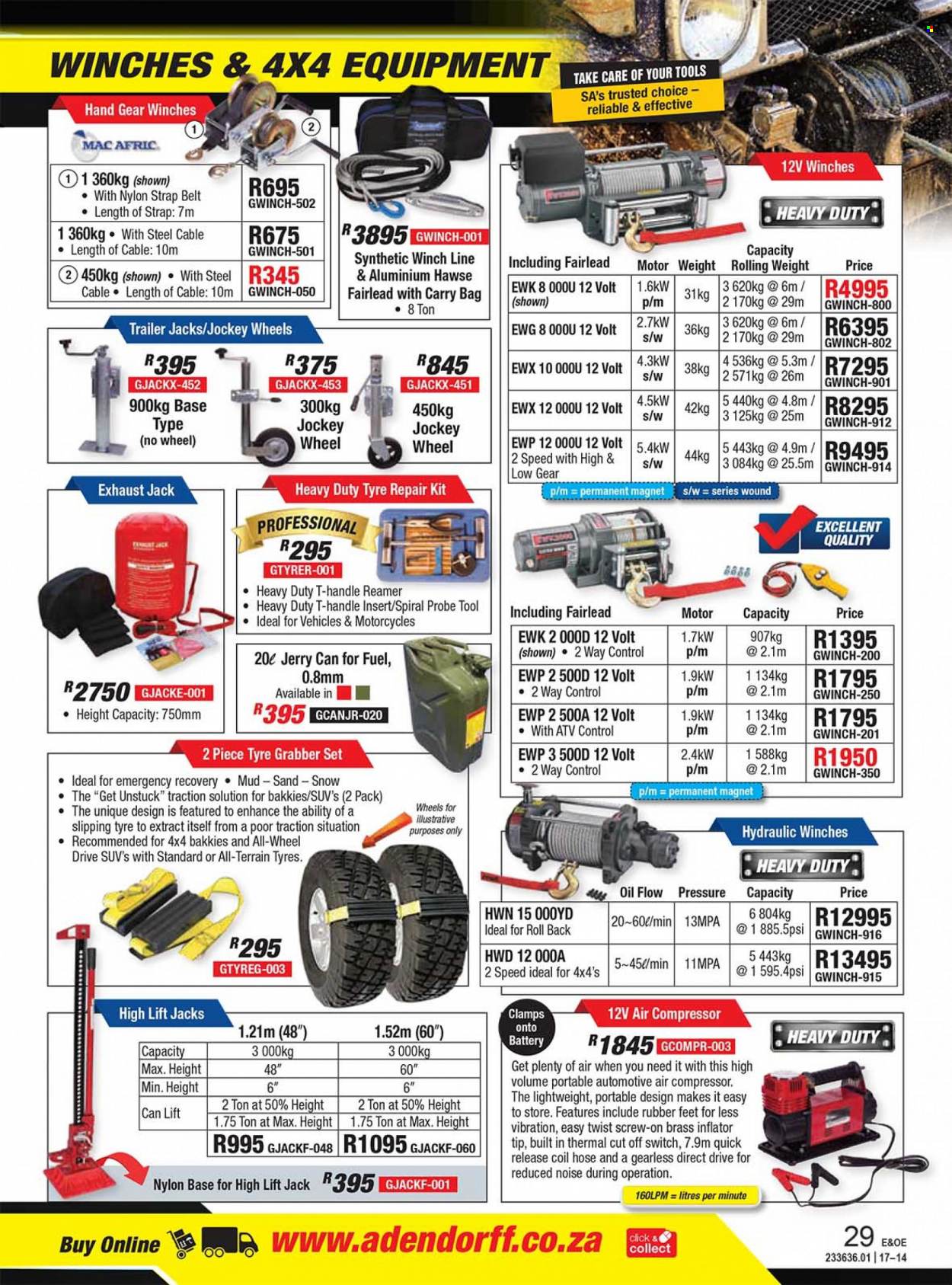 Adendorff Machinery Mart specials. Page 29